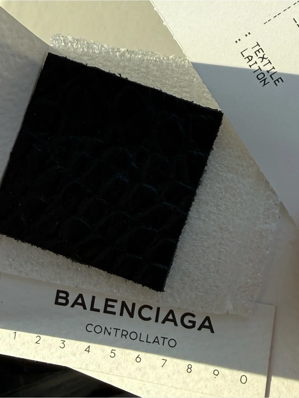 Balenciaga Black Croc-Embossed Lamb Leather City Bag